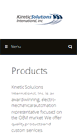 Mobile Screenshot of kinetic-solutions.com